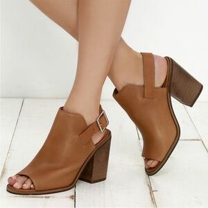 Steve Madden Tallen Peep Toe Sandal/Booties